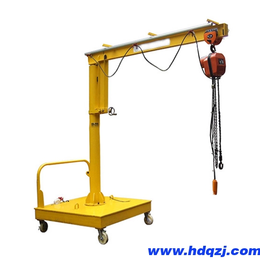 定柱旋臂起重機的性能測試方法和步驟 定柱旋臂起重機的性能測試方法和步驟